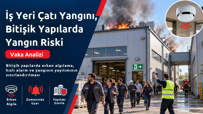 27 Ekim 2026 Tarihli İş Yeri Çatı Yangını Vaka Analizinde; Bitişik Yapılarda Yangın Riski 