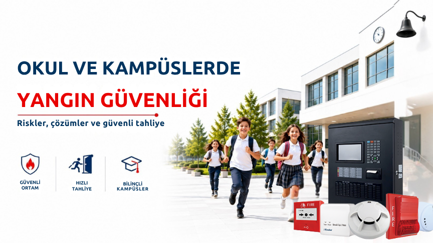 Okul ve Kampüslerde Yangın Güvenliği: Doğru Sistem Nasıl Planlanır? (2026)