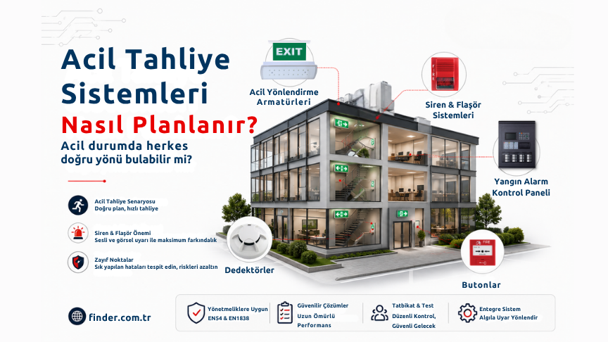 Acil Tahliye Sistemleri Nasıl Planlanır? Acil Durumda Herkes Doğru Yönü Bulabilir mi? (2026)