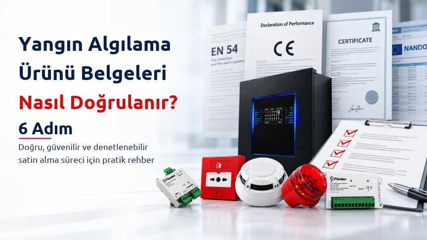 Yangın Algılama Ürünü Belgeleri Nasıl Doğrulanır? 6 Adımlık Kontrol Rehberi