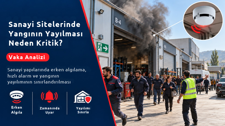 14 Ekim 2026 Tarihli Sanayi Sitesi Yangını Vaka Analizinde; Yangının Yayılması Neden Kritik? 